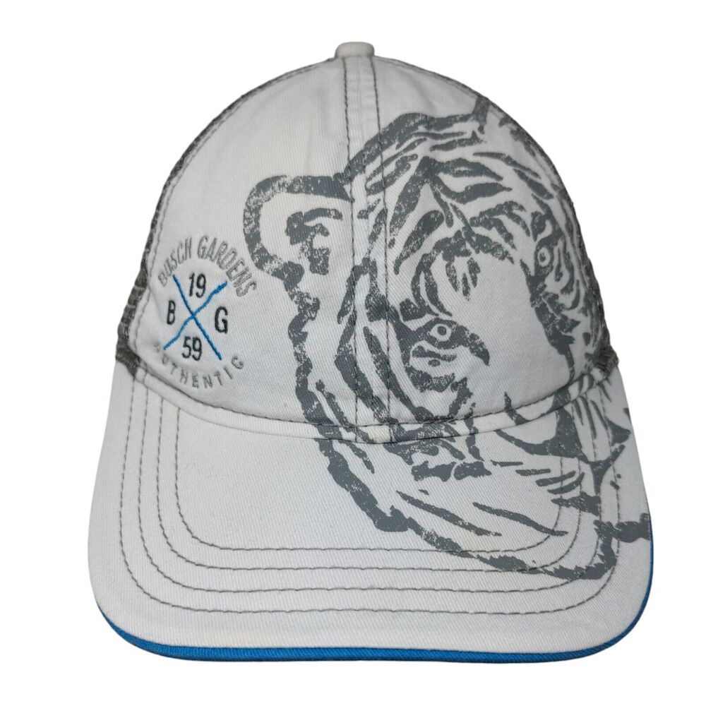 Busch Gardens Snapback Mesh Back Trucker Hat Multi One Size Colorblock